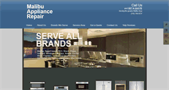 Desktop Screenshot of malibu-appliance-repair.com